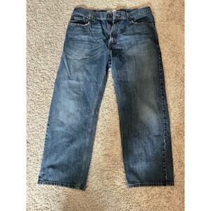 Levi's 569 Jeans Mens 34x30 Loose Straight Fit Cotton Denim Blue
